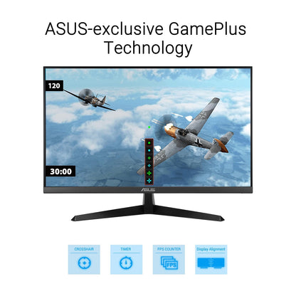 ASUS VY279HGR 27″ FHD IPS Gaming Monitor – 120Hz (OC), 1ms MPRT, Adaptive Sync