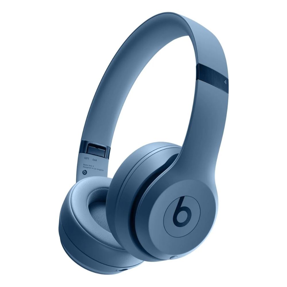 Beats Solo 4 – Wireless Bluetooth On-Ear Headphones, Apple & Android Compatible, Up to 50 Hours Battery Life – Slate Blue