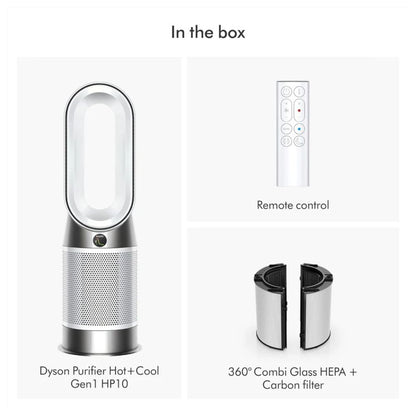 Dyson Purifier Hot+Cool Gen1 HP10 Air Purifier Fan Heater – Silver
