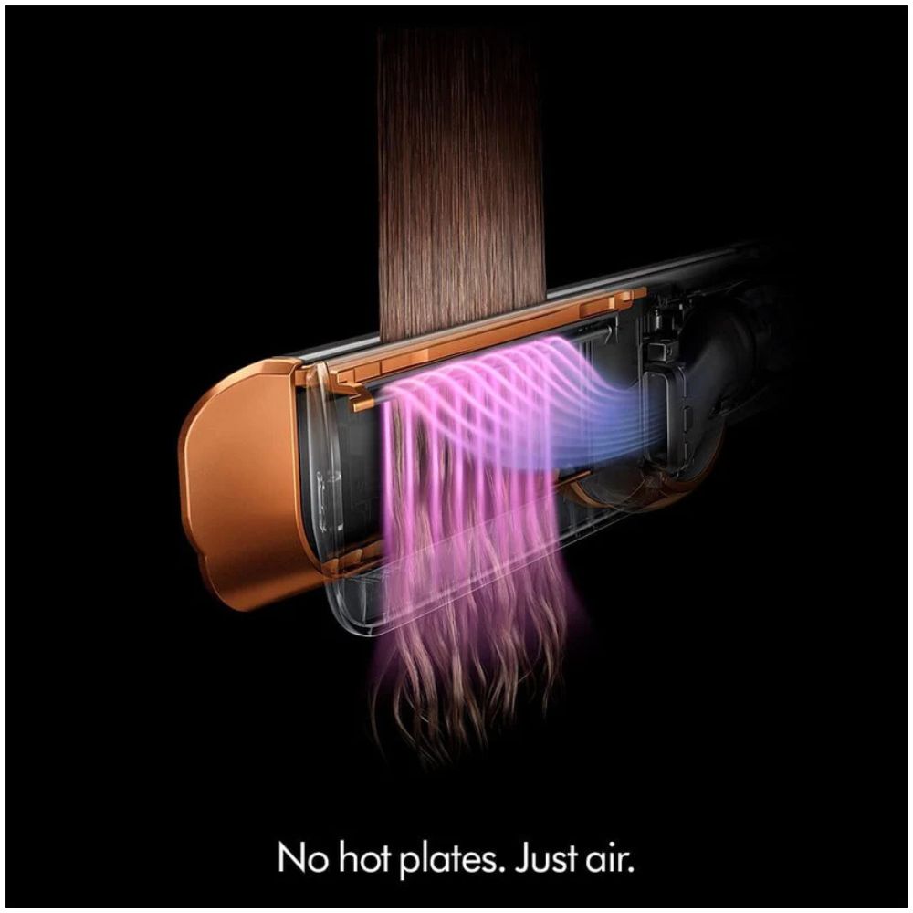 Dyson Airstrait™ Hair Straightener & Dryer – Wet to Dry, Amber Silk/Pink Champagne