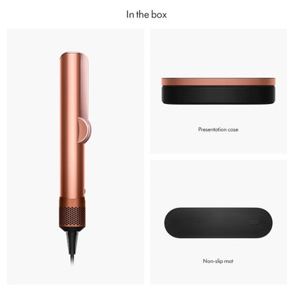 Dyson Airstrait™ Hair Straightener & Dryer – Wet to Dry, Amber Silk/Pink Champagne