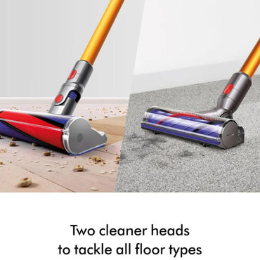 Dyson V8 Absolute Cordless Vacuum Cleaner – 40 Min Runtime, Motorbar™ & Fluffy Head