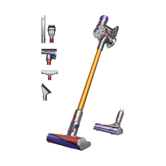 Dyson V8 Absolute Cordless Vacuum Cleaner – 40 Min Runtime, Motorbar™ & Fluffy Head
