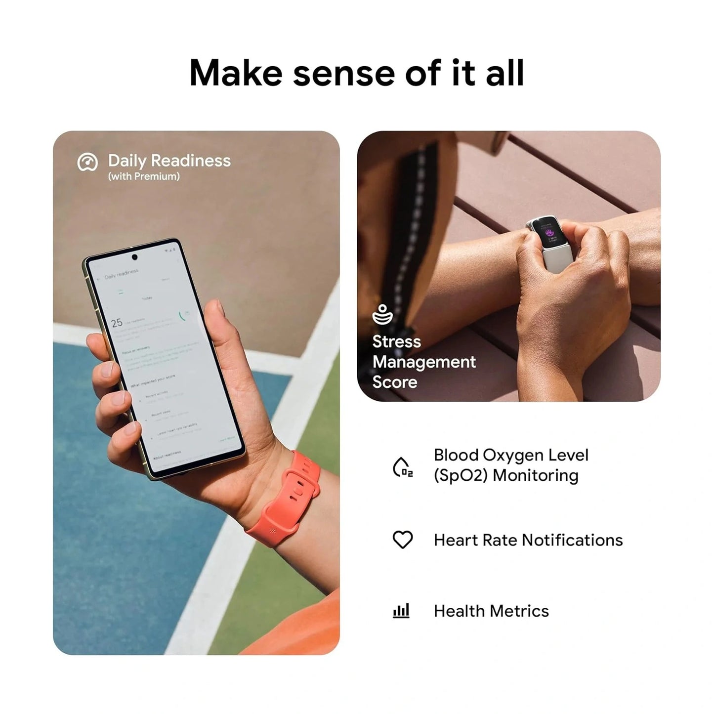 Fitbit Charge 6 by Google – Activity Tracker with 6-Month Premium Membership, 7-Day Battery Life, Google Wallet & Google Maps