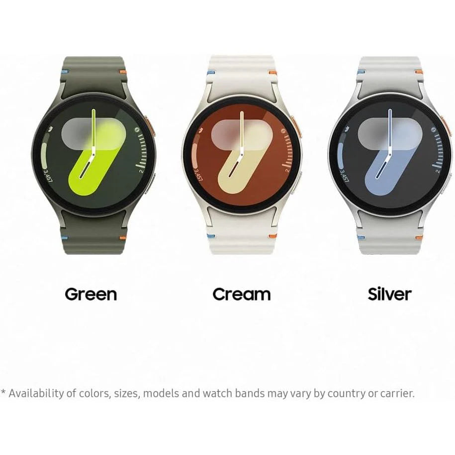 Samsung Galaxy Watch7 44mm – Khaki (Green) | Bluetooth, Galaxy AI, Health & Fitness Tracker, UK Version, 3-Year Manufacturer Extended Warranty