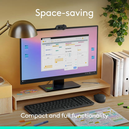 Logitech MK250 wireless keyboard and mouse compact space saving