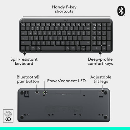 Logitech MK250 wireless keyboard featuers