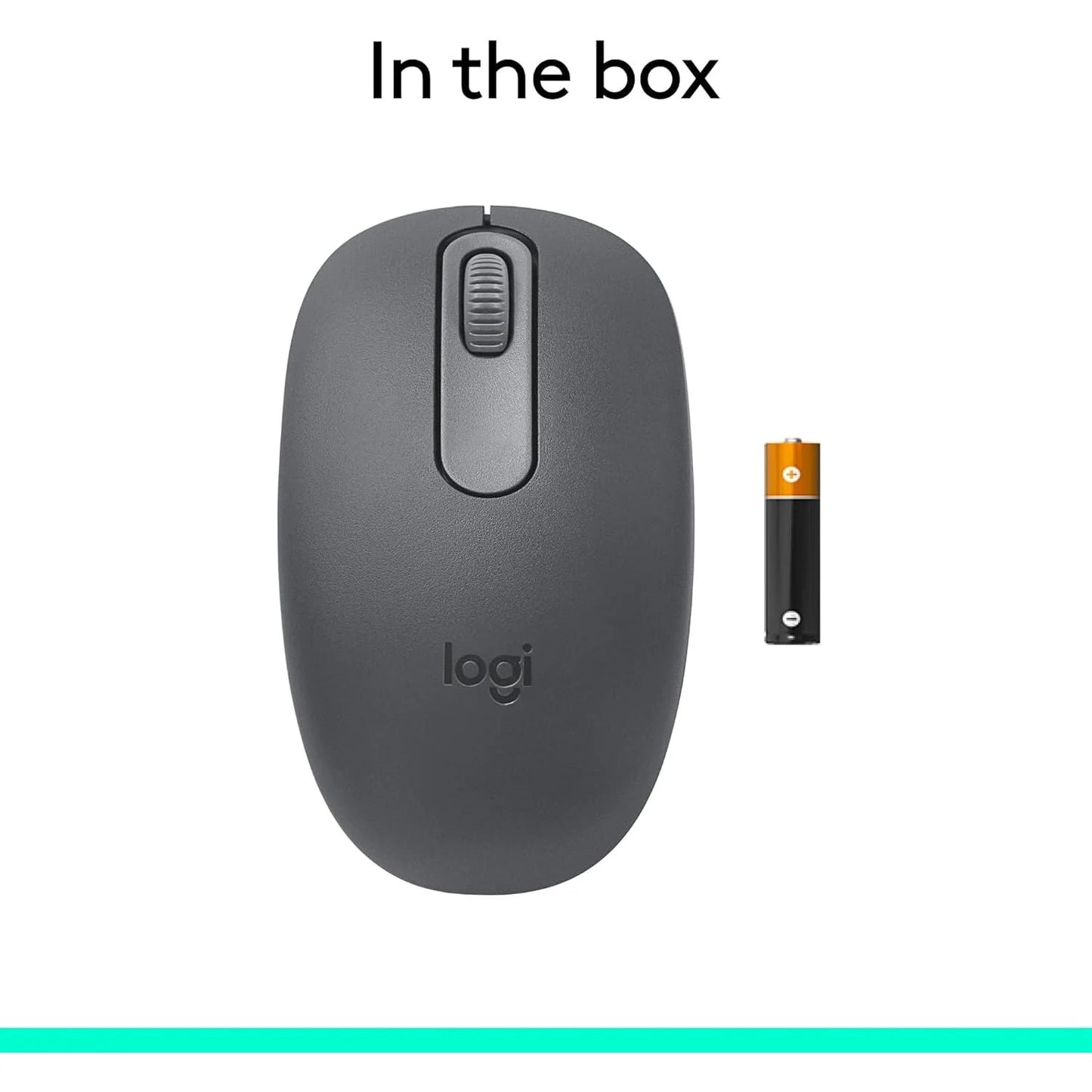 Logitech M196 Bluetooth wireless mouse inside the box