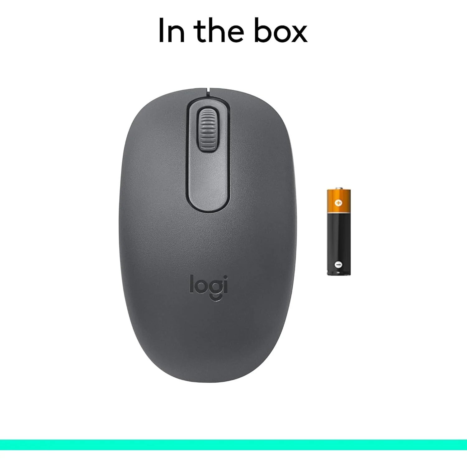 Logitech M196 Bluetooth wireless mouse inside the box