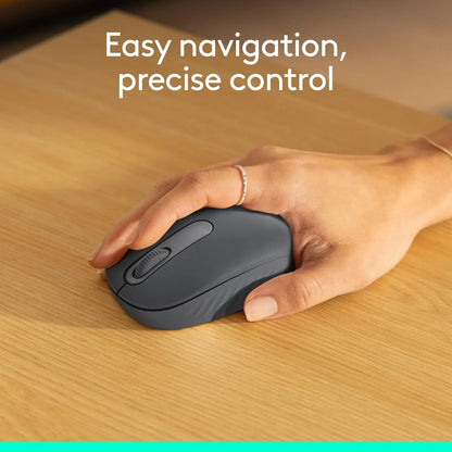 Logitech M196 Bluetooth Wireless Mouse – Compact, Portable, 12-Month Battery – Graphite