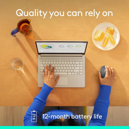 Logitech M196 Bluetooth wireless mouse with a 12-month battery life 