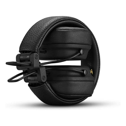 Marshall Major IV On-Ear Bluetooth Headphones – Wireless, Foldable, 80 Hours Playtime, Black