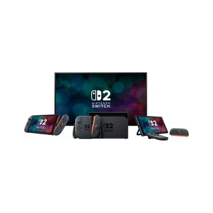 Nintendo Switch console and accessories on a white background