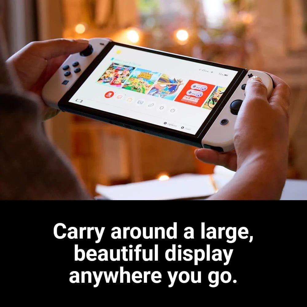 Nintendo switch oled model 64GB portable with beautiful display
