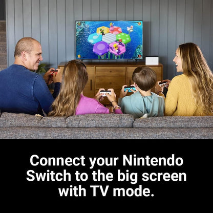 play video games with Family  on a Nintendo Switch with TV mode