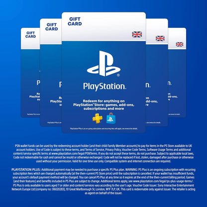 PlayStation Store Gift Card £50 – PSN UK Digital Download Code (PS5/PS4)