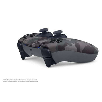PS5 DualSense Gray Camouflage controller horizontal view