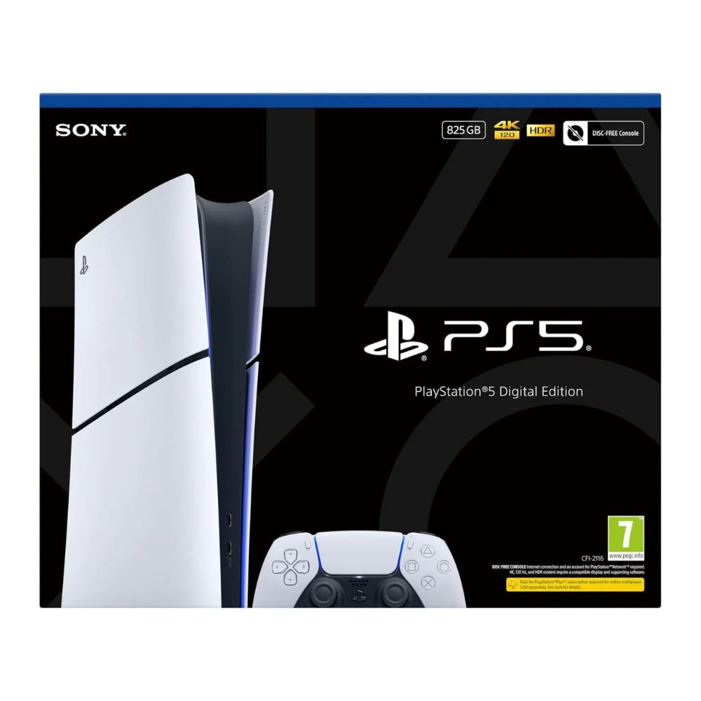 Sony PlayStation 5 Digital Edition - Slim Console 825 GB 4k