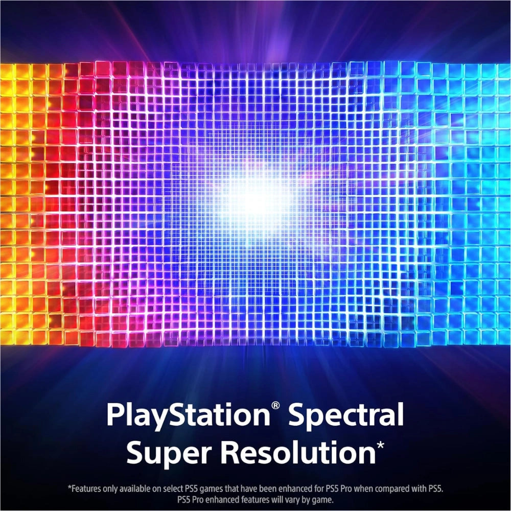 Sony PS5 Pro with spectral super resolution