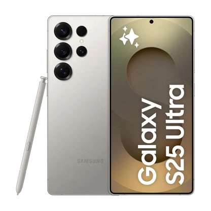 Samsung Galaxy S25 Ultra AI Smartphone – 12GB RAM, 256GB Storage, 200MP Camera, S Pen, Titanium, UK Version + 3 Year Warranty