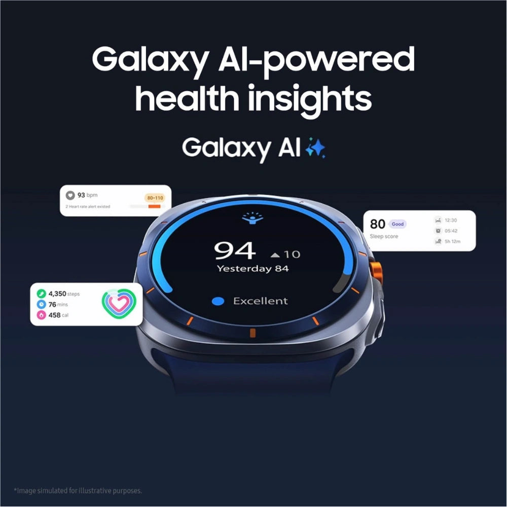 Samsung Galaxy Watch Ultra 47mm LTE Titanium Silver AI Powered