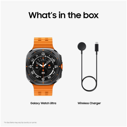 Samsung Galaxy Watch Ultra (2025) 47mm LTE – Titanium Gray, Marine Band, 3 Year Warranty (UK)