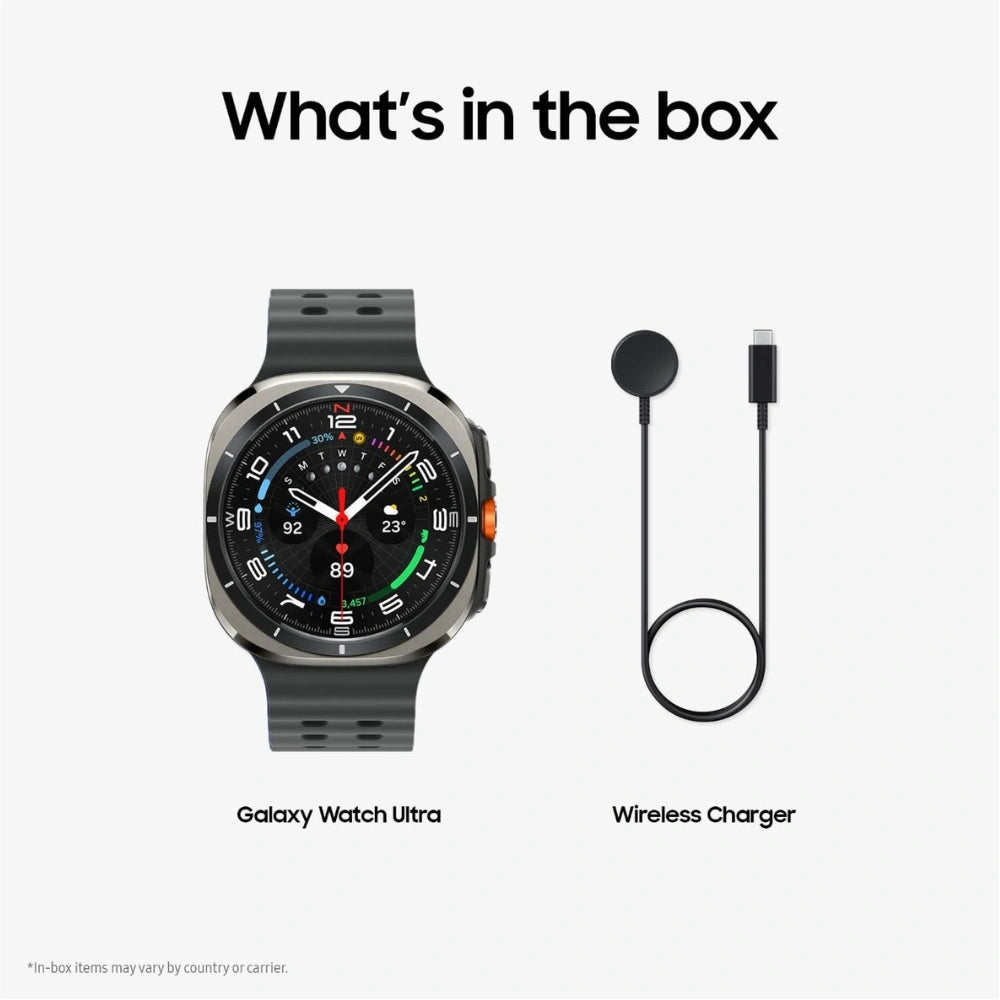 Samsung Galaxy Watch Ultra 47mm LTE Titanium Silver inside box