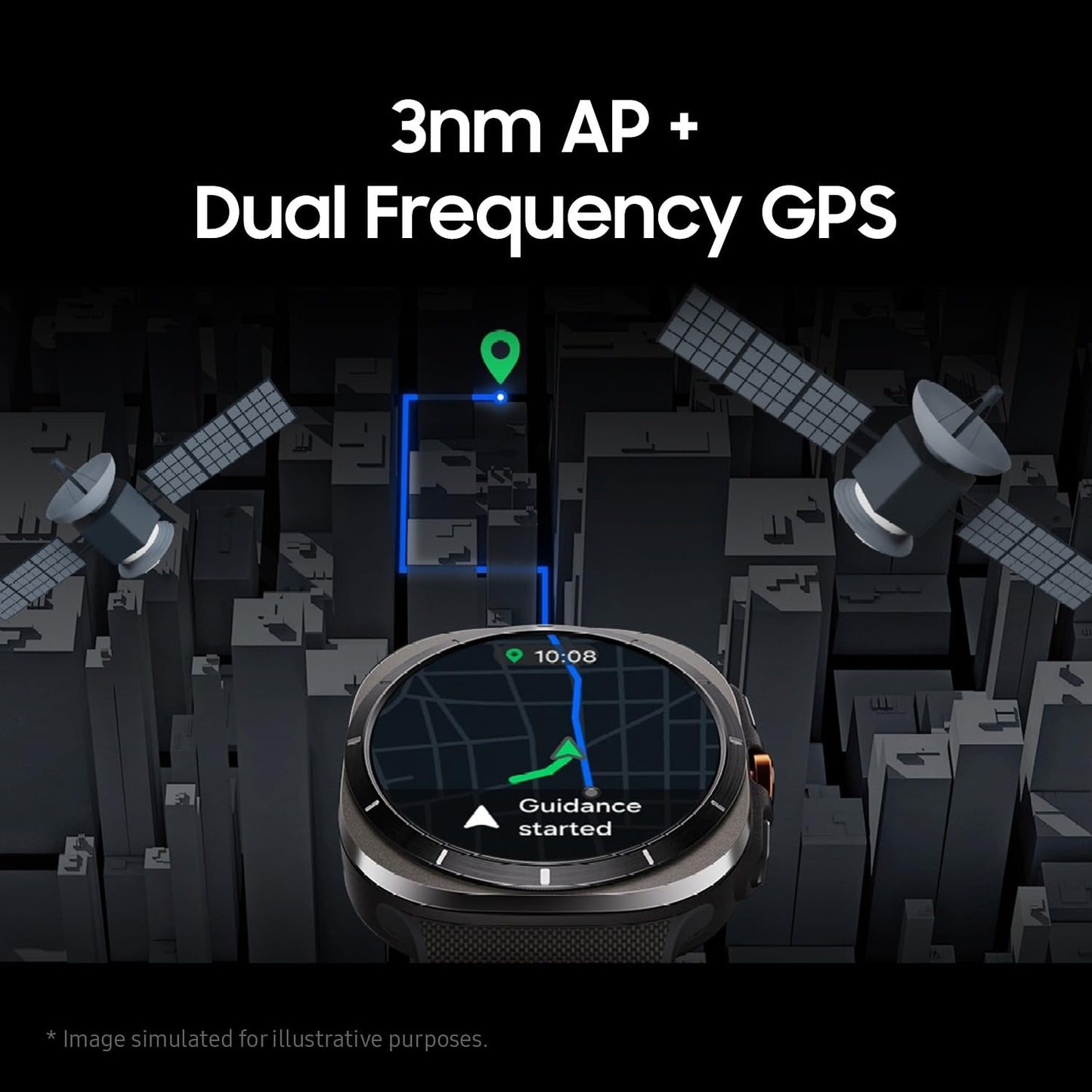 Samsung Galaxy Watch Ultra titanium smartwatch with 3nm AP + Dual Frequency GPS
