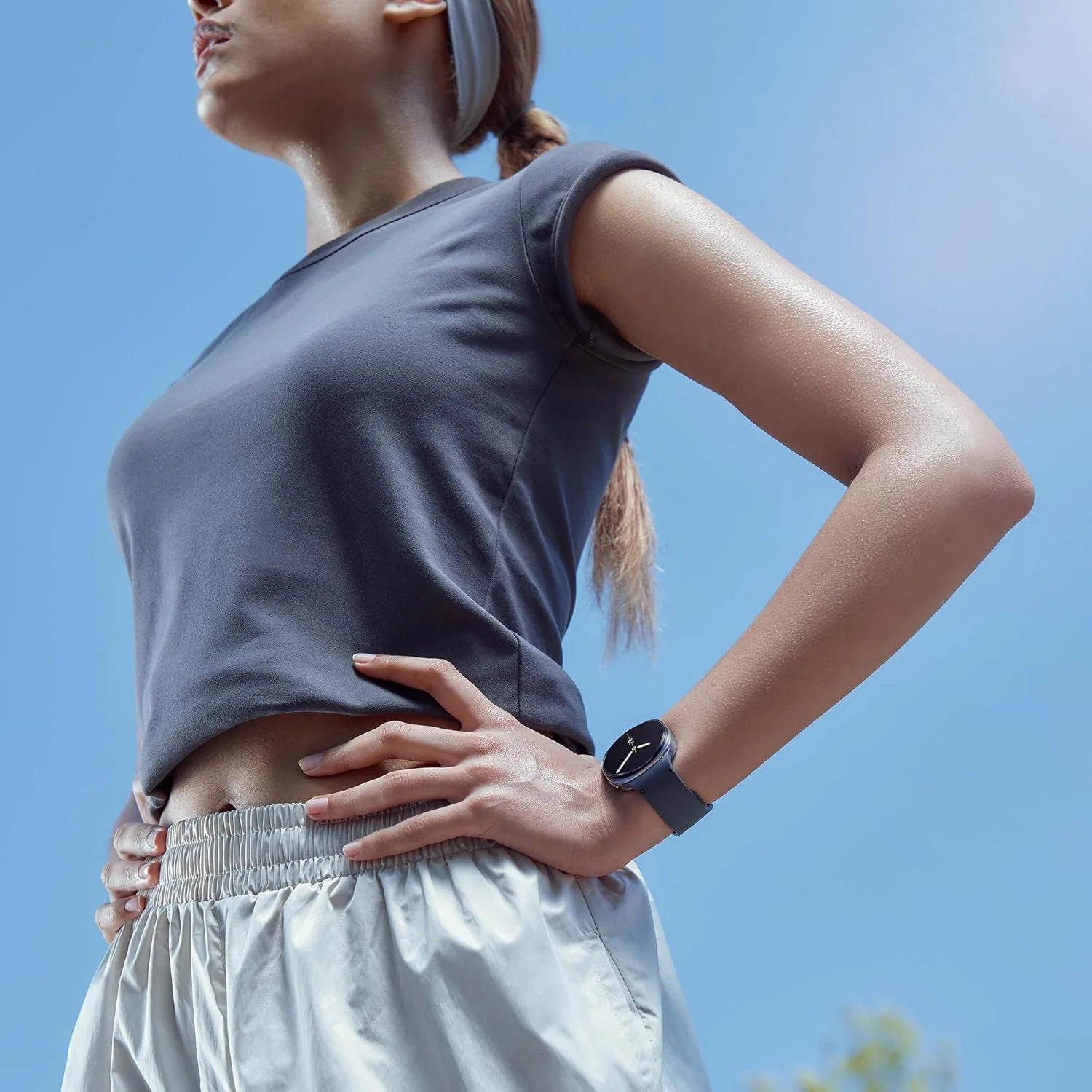 person wearing watch