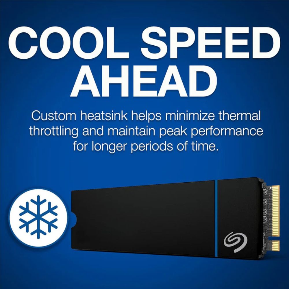 Seagate Game Drive M.2 SSD for PS4/PS5 – 1TB PCIe Gen4 NVMe with Heatsink