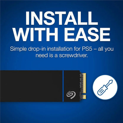 Seagate Game Drive M.2 SSD for PS4/PS5 – 1TB PCIe Gen4 NVMe with Heatsink