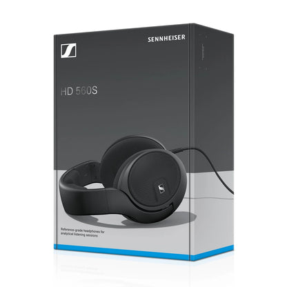 Sennheiser HD 560S headphones packaging on a white background