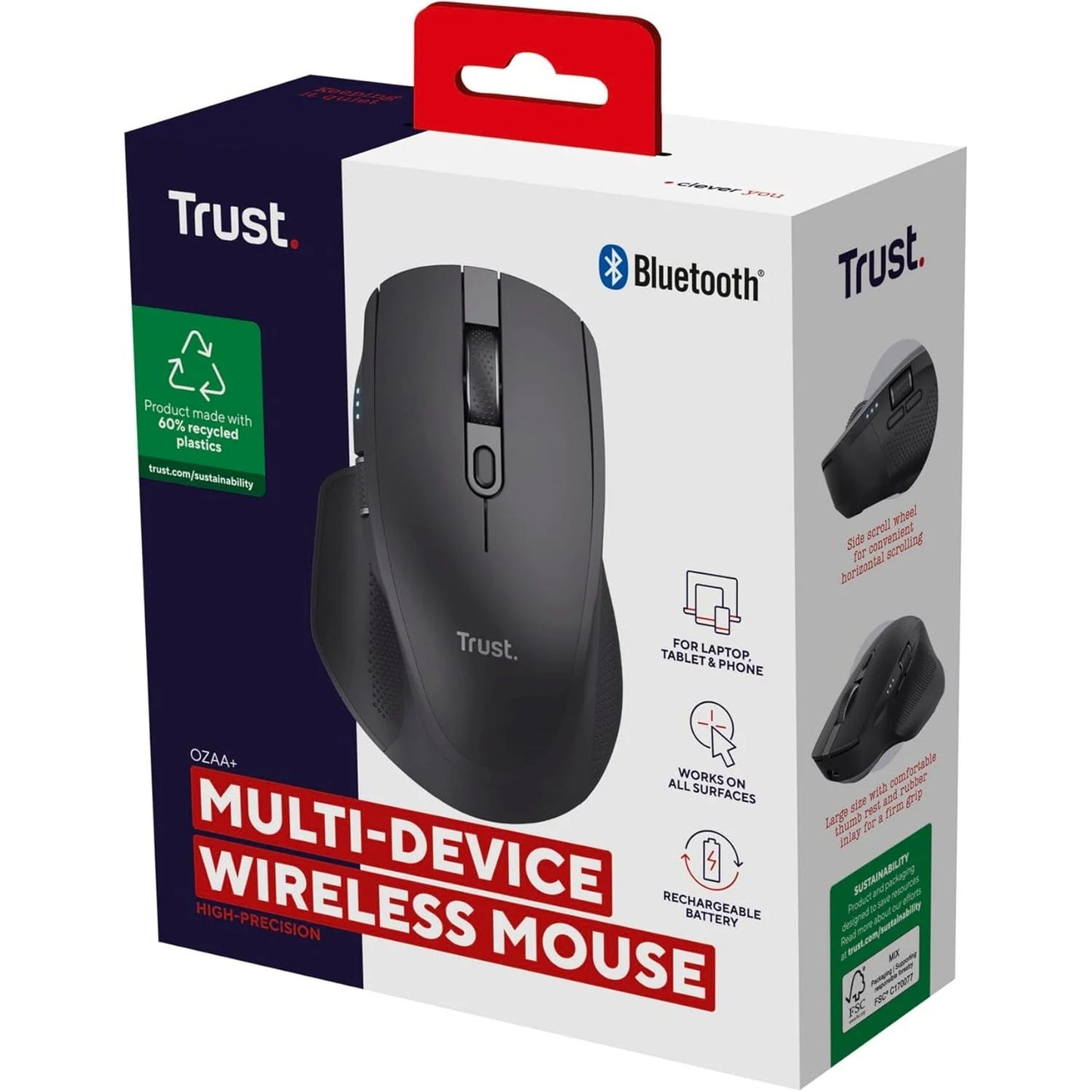 Trust Ozaa++ rechargeable office mouse box