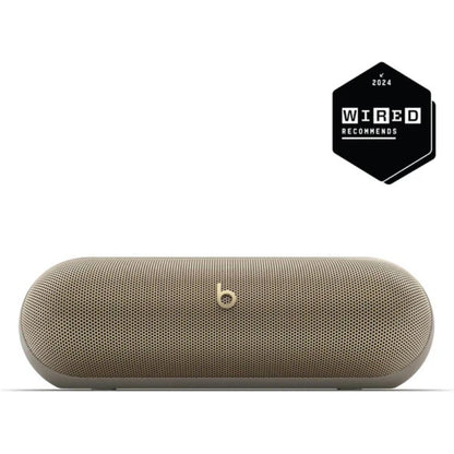Beats Pill Wireless Bluetooth Speaker – 24H Battery, USB-C, IP67 Water-Resistant, Portable, Champagne Gold